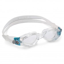 Aqua Sphere Kaiman zwembril dames transparante lens aqua